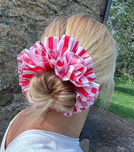 Load image into Gallery viewer, Limited Edition Frilly Red &amp; White Scrunchie
