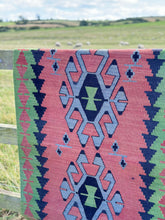 Load image into Gallery viewer, Kilim Rug - Handwoven 154cm x 84cm
