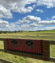 Load image into Gallery viewer, Kilim Rug - Handwoven 154cm x 84cm
