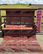 Load image into Gallery viewer, Extra Large Kilim Rug - Handwoven 297cm x 166cm
