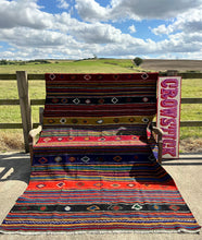 Load image into Gallery viewer, Extra Large Kilim Rug - Handwoven 314cm x 184cm
