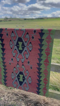 Load and play video in Gallery viewer, Kilim Rug - Handwoven 154cm x 84cm
