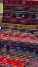 Load and play video in Gallery viewer, Extra Large Kilim Rug - Handwoven 300cm x 180cm
