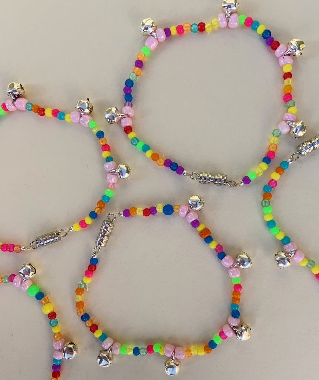 Colourful Beaded Plain Bracelet