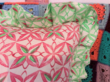 Load image into Gallery viewer, Hand Block Printed Frilly Cushion - 65 x 65cm
