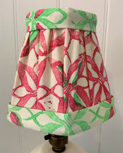Load image into Gallery viewer, 15cm Pleated Lampshade - Pink &amp; Green
