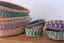 Load image into Gallery viewer, Turquoise Unique &amp; Handy Fine- Weave Basket
