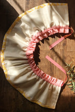 Load image into Gallery viewer, Lampshade Skirt - Hand Printed Yellow &amp; Pink
