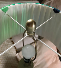 Load image into Gallery viewer, 46cm Ombré Pleated Lampshade - Green &amp; Blue Ombré
