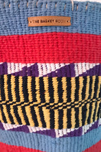 Load image into Gallery viewer, Knitted Laundry or Storage Basket in Multicolours
