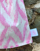 Load image into Gallery viewer, Hand Block Printed, Pink Drawstring Bag - Small
