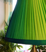 Load image into Gallery viewer, 46cm Ombré Pleated Lampshade - Green &amp; Blue Ombré
